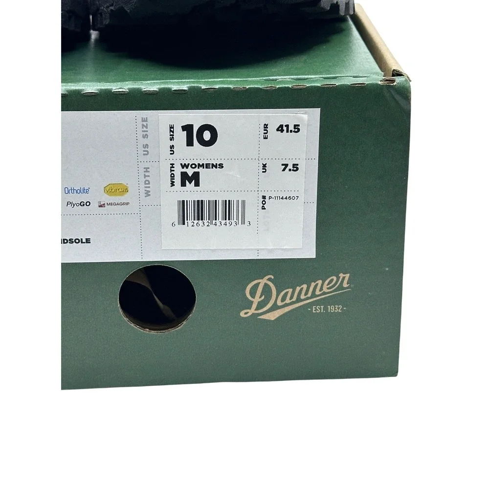 Danner Womens Trail 2650 Mesh Hiking Boots Black Size 10 Wide Style New in 61211